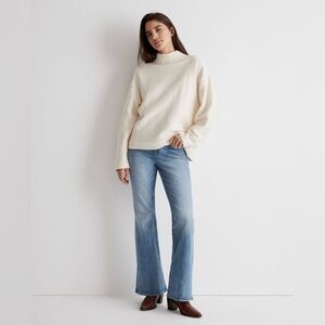 Madewell Funnel Neck Drop Shoulder Top